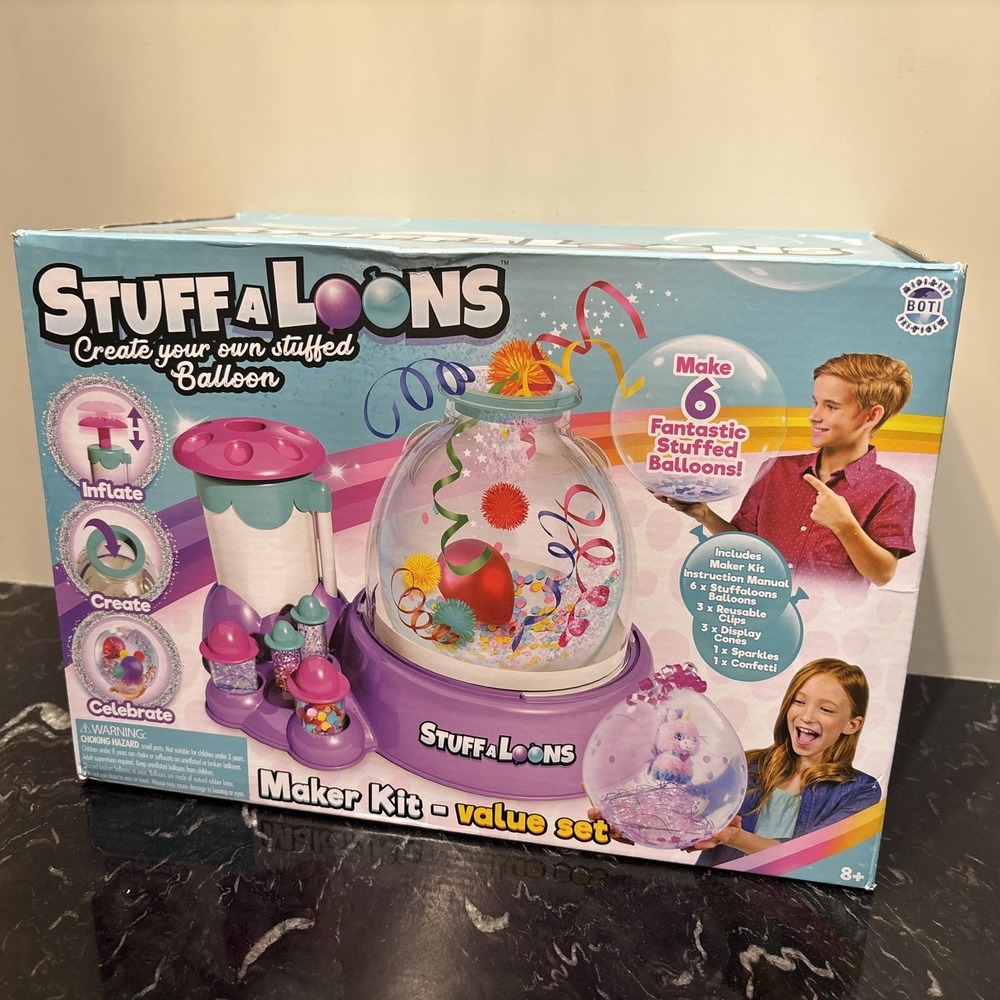 Stuffaloons Deluxe Stuffed Balloon Maker Kit Mini Deco Balloons Sparkle